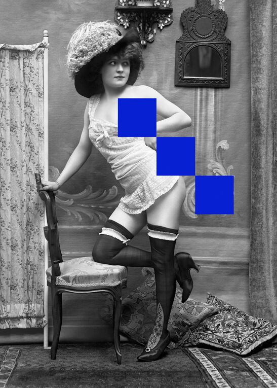 Vintage photography woman cabaret A4 - 1920