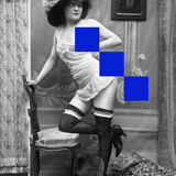 Photographie vintage femme cabaret A4 - 1920