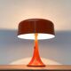 Lampe de table champignon de l'ère spatiale du milieu du siècle, années 1960