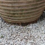 Old and big terracotta jar