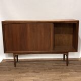 Tall Danish teak sideboard from the 1960s