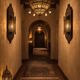 Pair of oriental wall sconces - Moucharabieh - Syria/Lebanon
