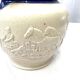 White pitcher blue pattern horses dog style Wedgwood