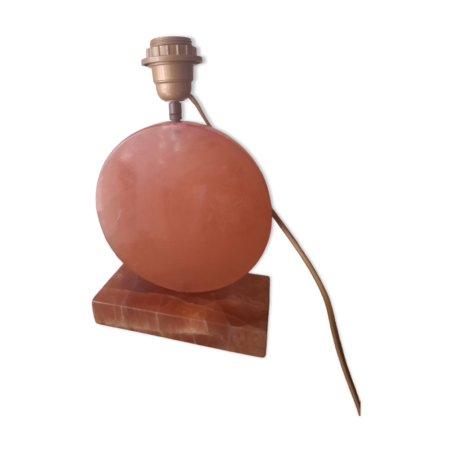 Pied de lampe en onyx, années 80
