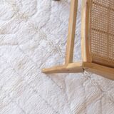 White square rug - 195 x 195 cm