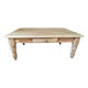 Table basse pin massif