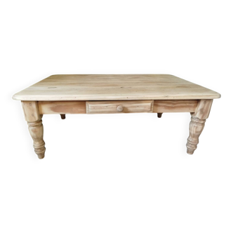 Solid pine coffee table