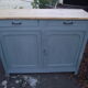 Parisian sideboard of the 30s 40s in painted fir