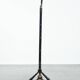 Antique French faux bamboo firescreen with luxurious fabric