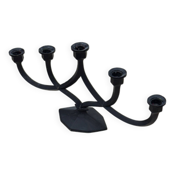 Cast iron vintage candlestick from Giesserei Aachen