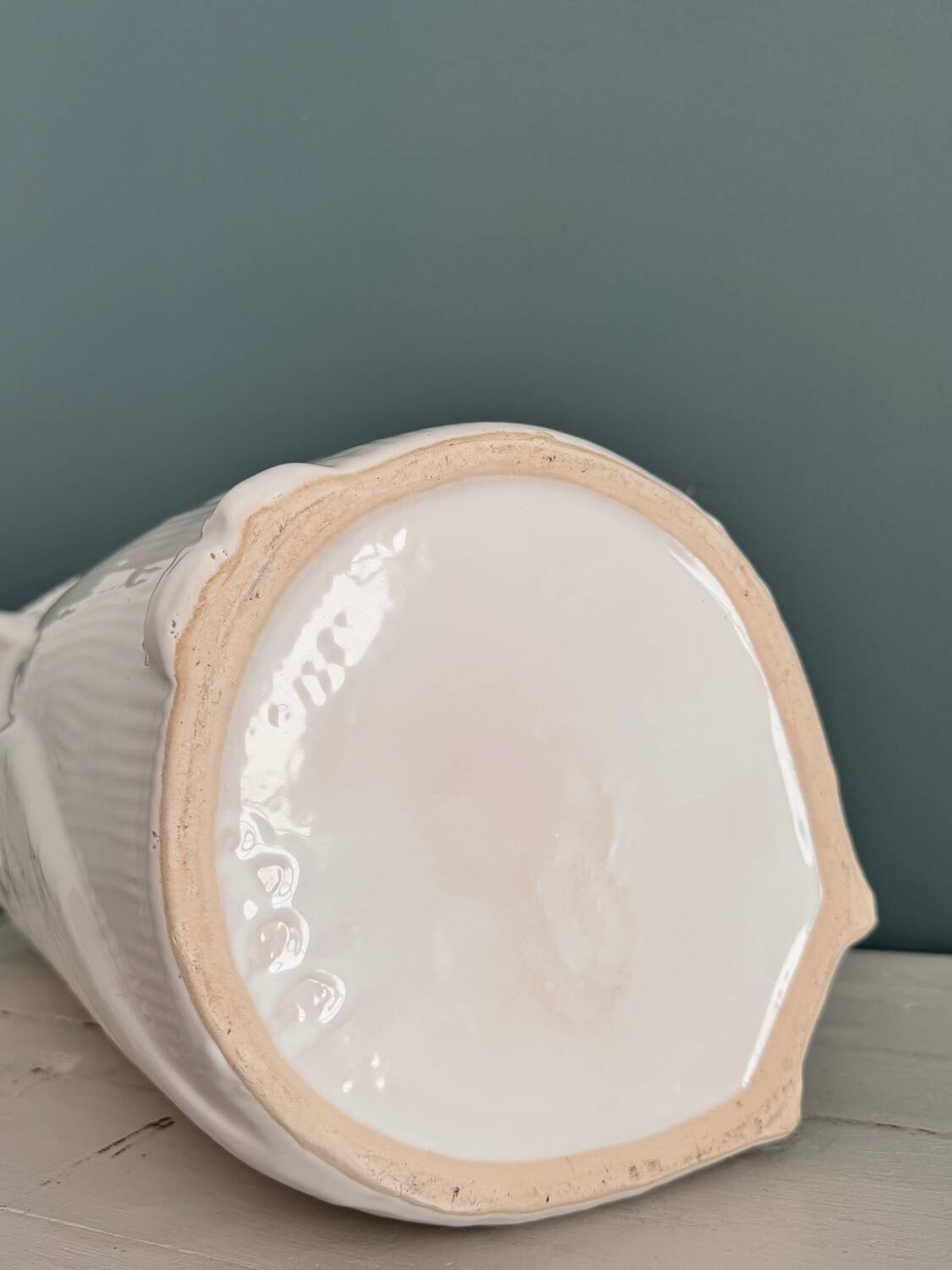 Vintage ceramic owl umbrella stand