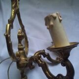 18th century style wall lamp in gilded bronze