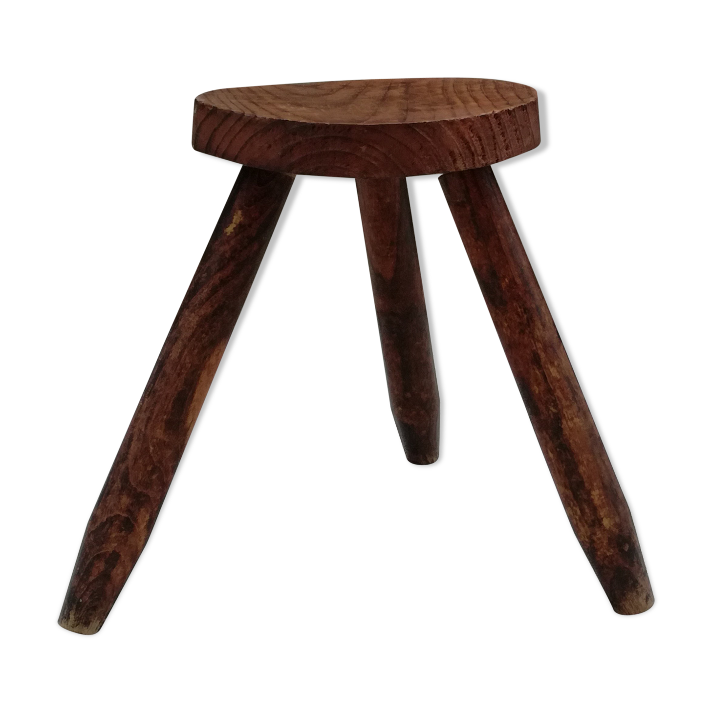 Wooden tripod stool