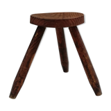 Wooden tripod stool