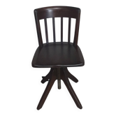 Chaise de bureau américaine. Hauteur réglable 45/56 cm. Marque Rüegg Naegeli (Suisse).