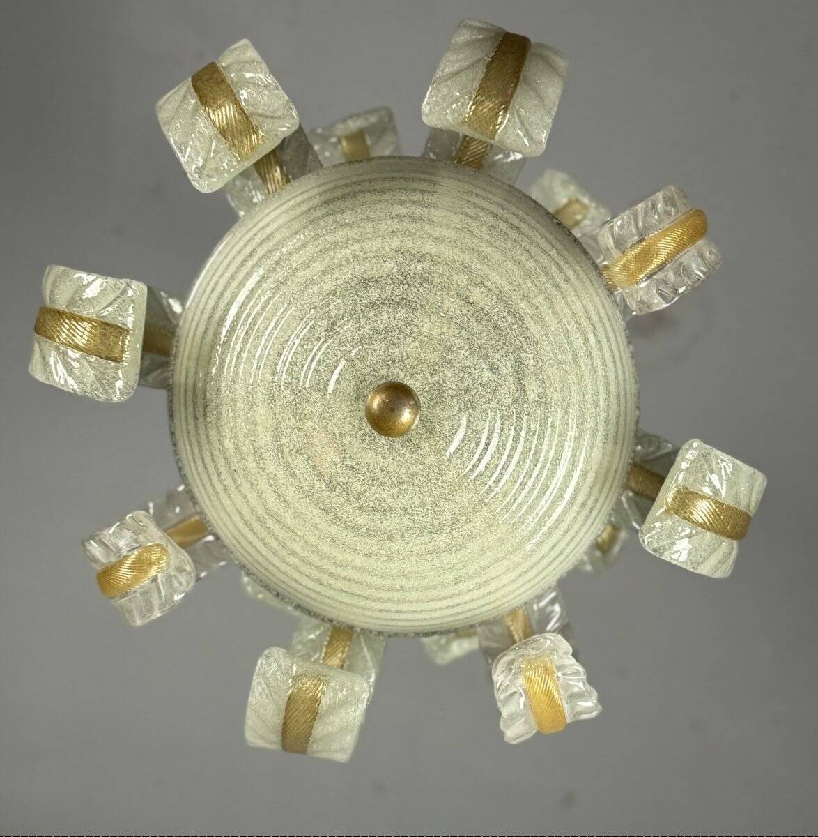 Venetian Murano Glass Chandelier by Barovier Circa 1940