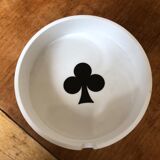 Set of 4 ashtrays playing cards crippa milano