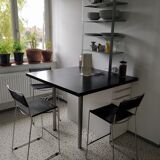 High stools Spaghetti dark gray design Giandomenico Belloti , edit by Alias