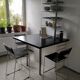 High stools Spaghetti dark gray design Giandomenico Belloti , edit by Alias