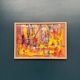 Original Swedish Oil on Panel - 'Komposition' by Daniel Raphaël - Signed - Vintage and Framed - 53 x 38 cm (20.9" x 15")
