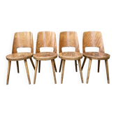 Ensemble de 4 chaises de bistrot Baumann modèle Mondor