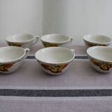 Set of 6 coffee cups