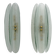 Pair of Mid-century Modern Aqua Green Murano Glass Sconc