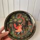 Porcelain plaque decorated with an illustration of a Russian legend