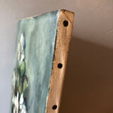 Oil on canvas, bouquet, Pierre Papillaud