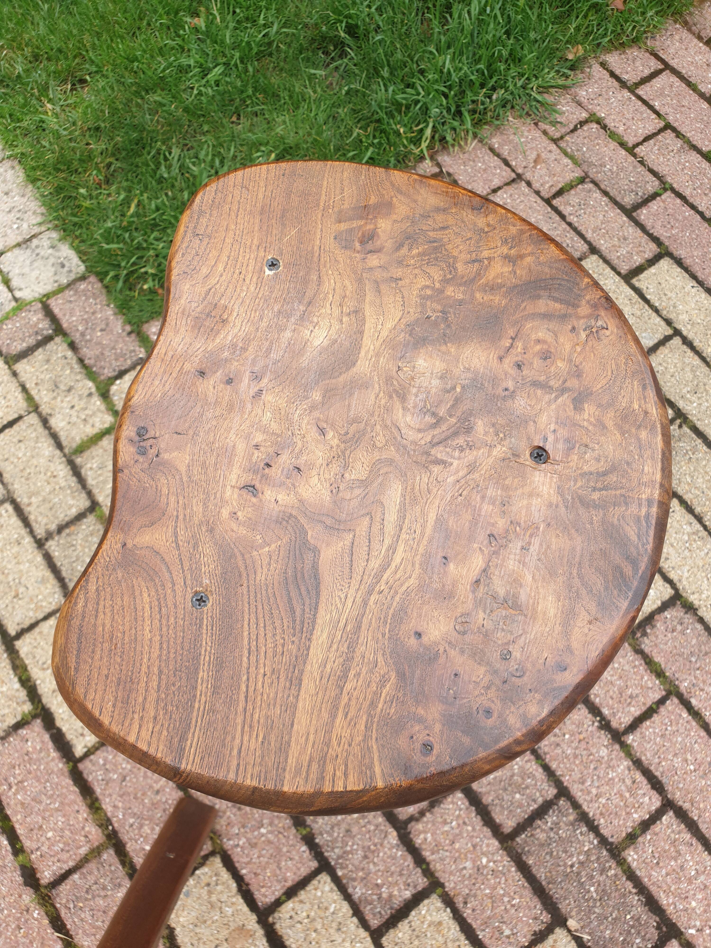 Pair of wooden stools