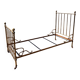 Antique brass bed with bars – Napoleon III style