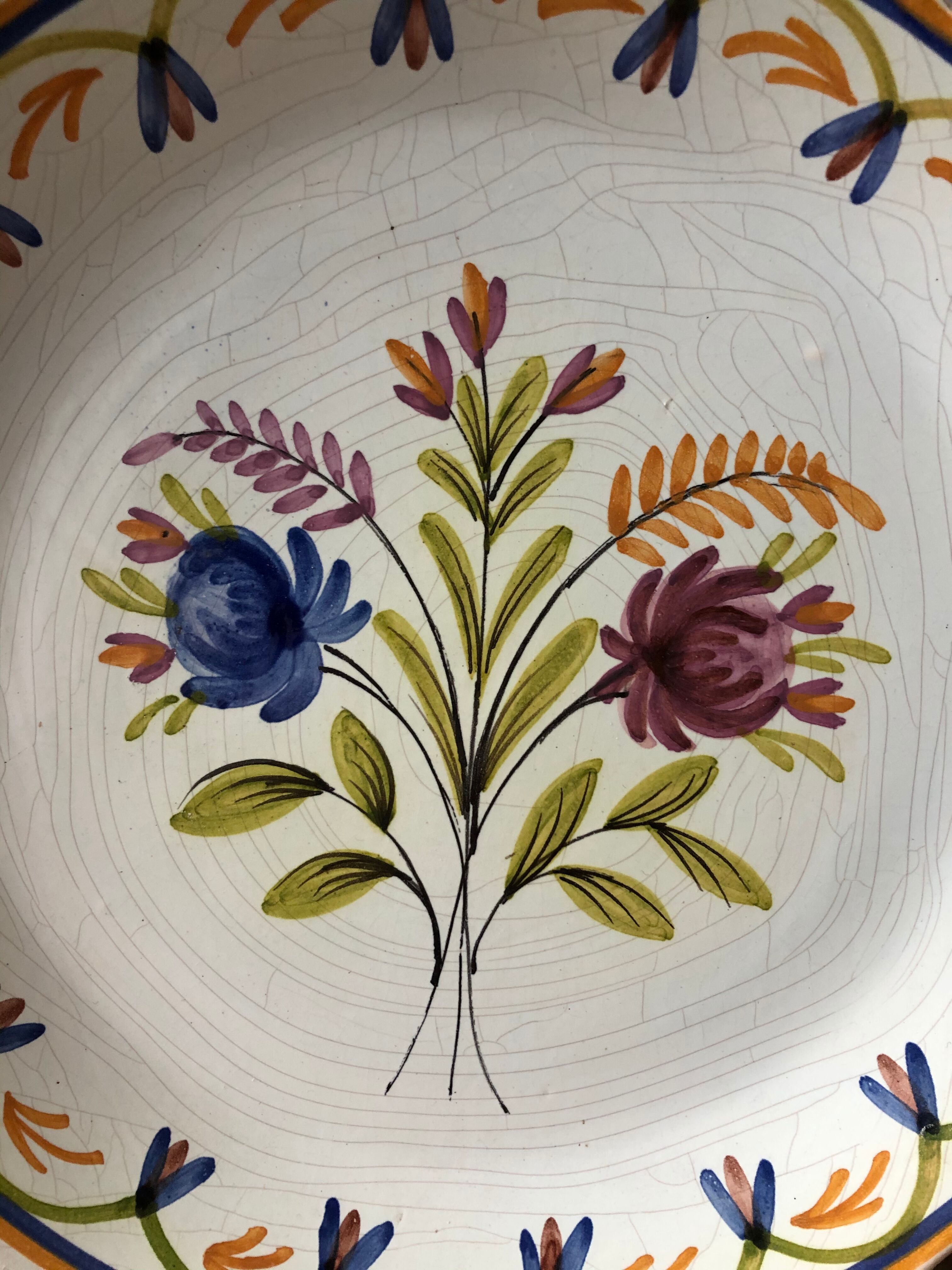 Old Nevers Handmade Plate