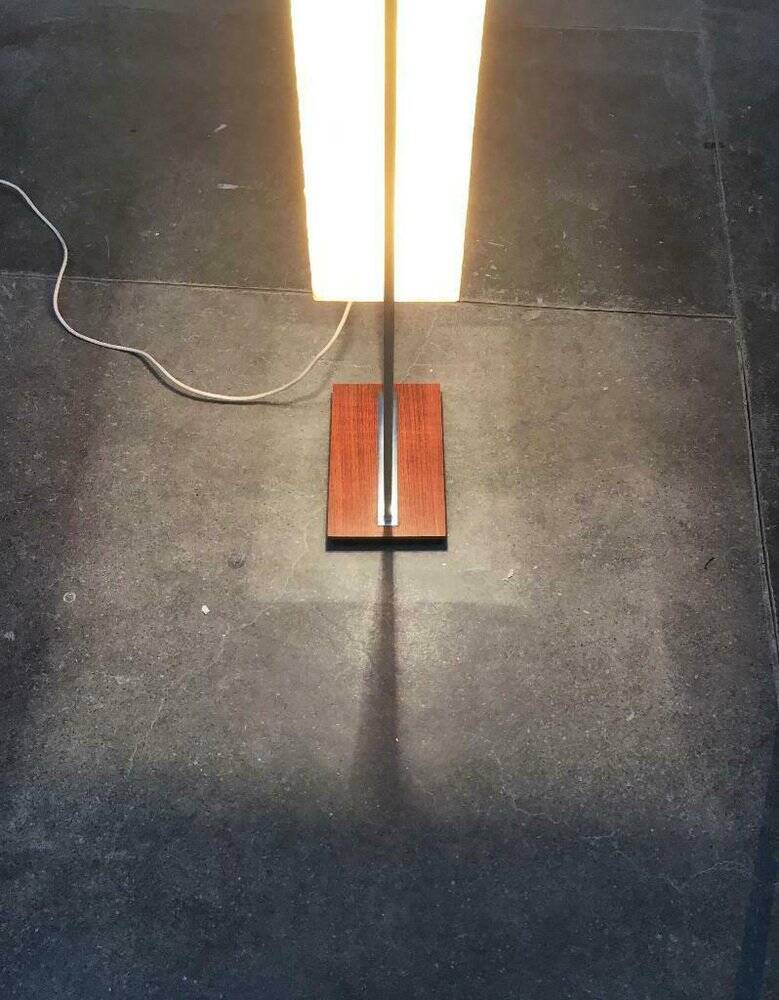 Lampadaire en fibre de verre de l'âge spatial allemand du milieu du siècle de Hustadt Leuchten, années 1960