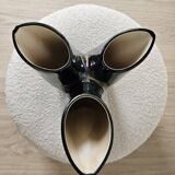 Sculptural tripod vase Verceram – Iridescent glazed ceramic – 1950s–60s