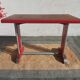 table de bistrot, bois et aluminium