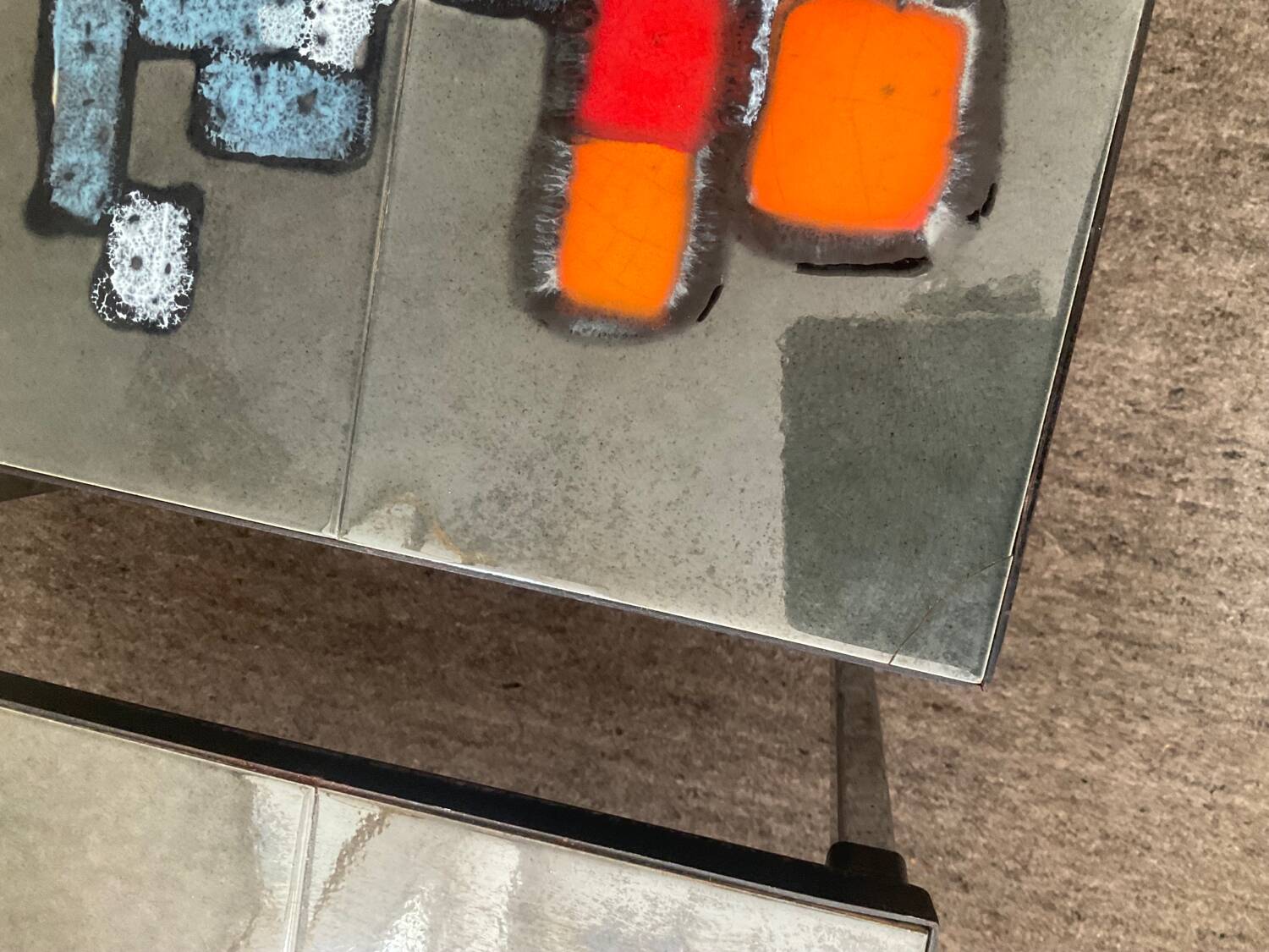 Duo of Belarti side tables from the 60s