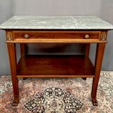 Side table empire style mahogany, 19th century