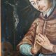 Antique painting on copper - Saint Charles Borromeo - Italian School, 17th century