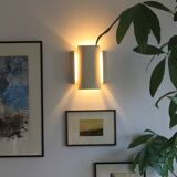 White Tile Wall Light