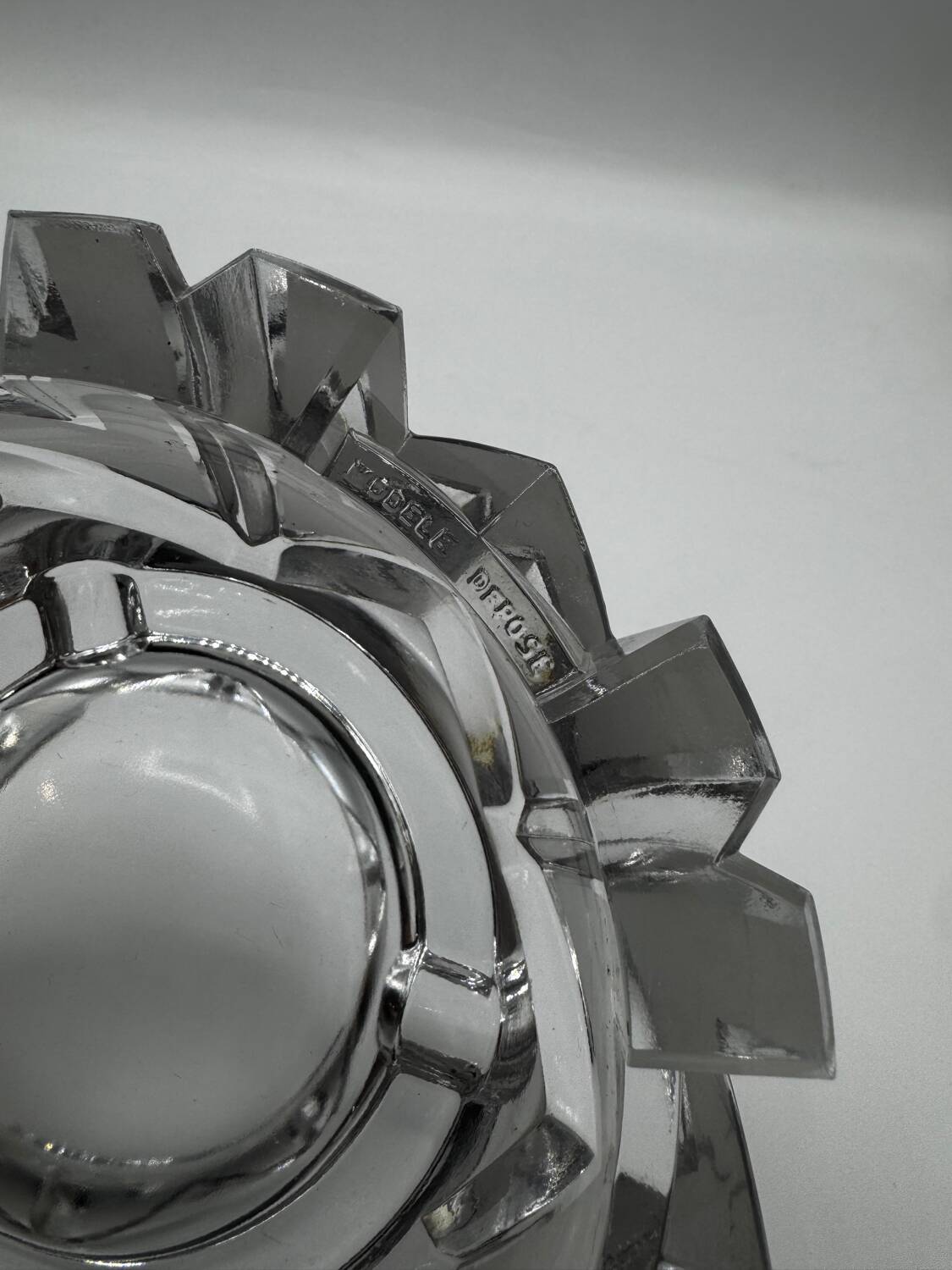 Martell ashtray by Pierre Carmin, luxury version, numbered Baccarat.