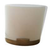 Satin glass lamp