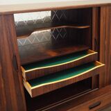 Buffet haut en palissandre, design danois, années 1960, production : Danemark