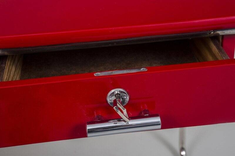 Vintage German Chrome Writing Desk, 1930s
