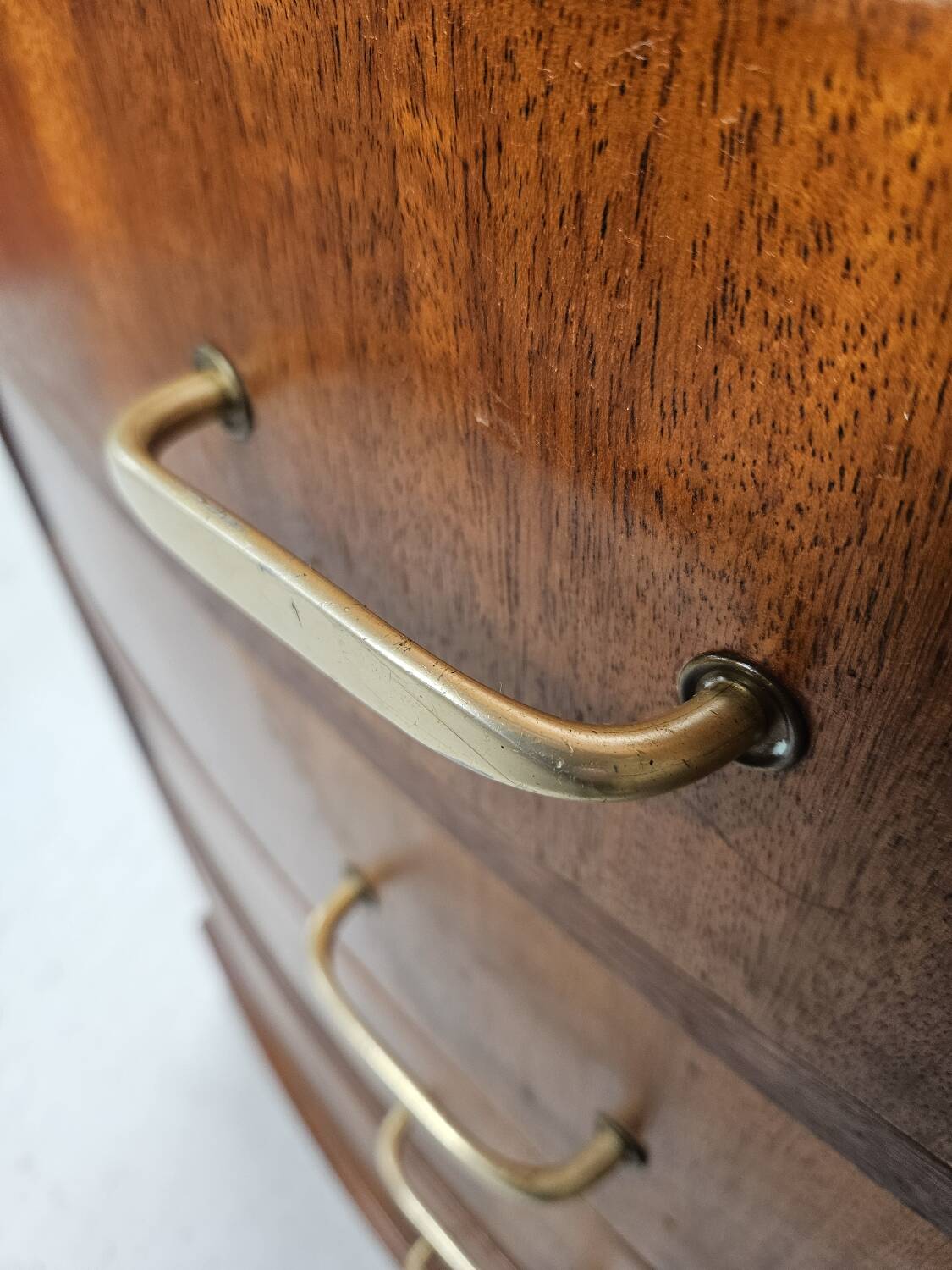 Scandinavian curved chest of drawers, 1970s