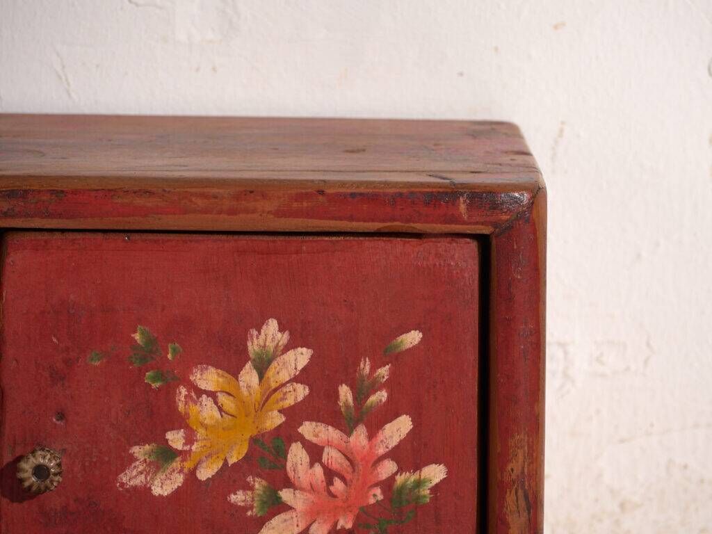 Antique low elm wood furniture – China, around 1900