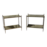 Maison BAGUÈS style - Pair of Side Tables