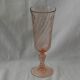 Set of 6 luminarc rosaline glass champagne flutes.