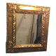 Mirror in gold frame