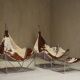 David's deck chairs and hammock by Odile Mir, France 1972
