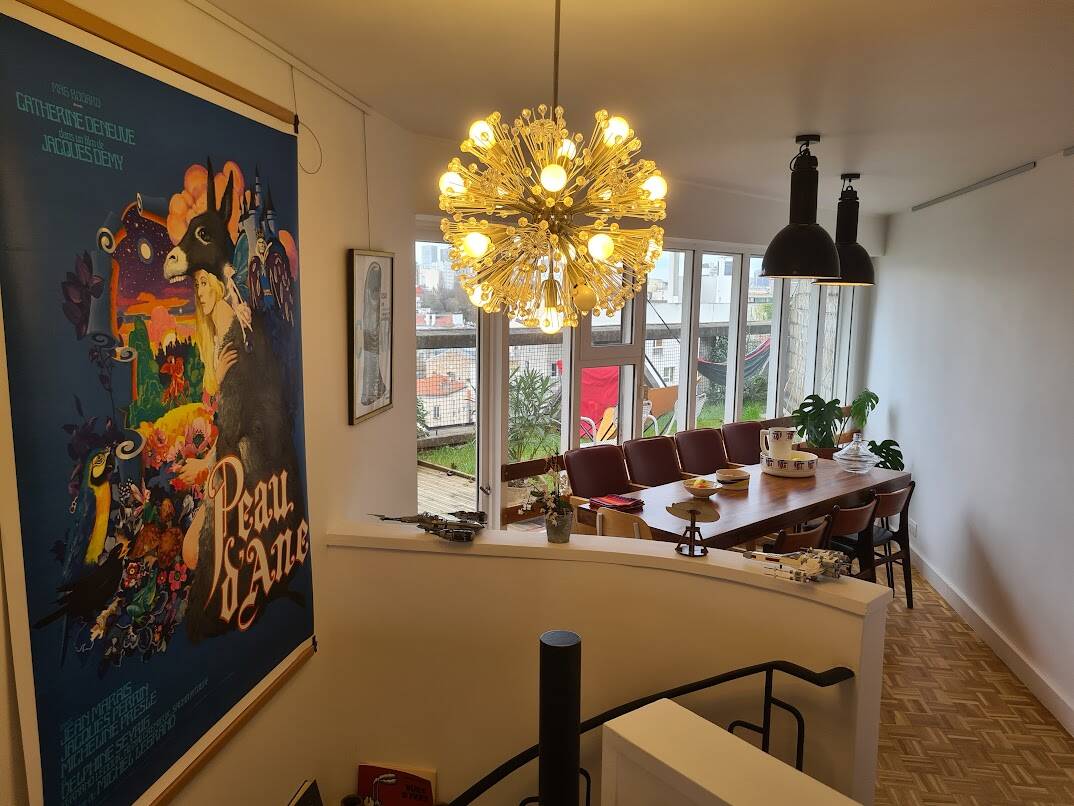 "Dandelion" or "Sputnik" chandelier, 1950s, designed by Emil Stejnar